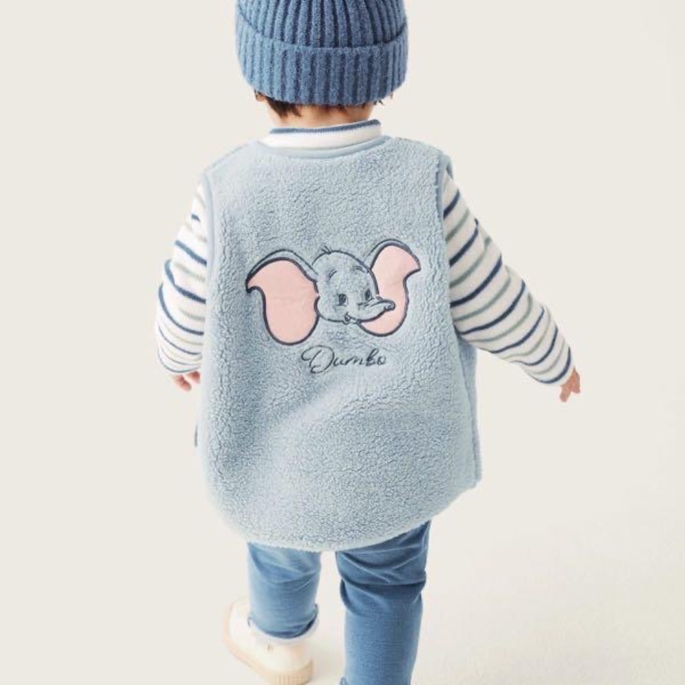 DISNEY kids Dumbo Snapped Vest